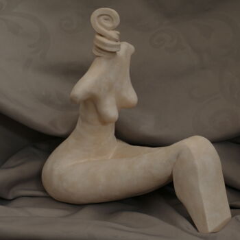 Sculpture titled "121_ARIA" by L'Atelier De Nanou, Original Artwork, Terra cotta