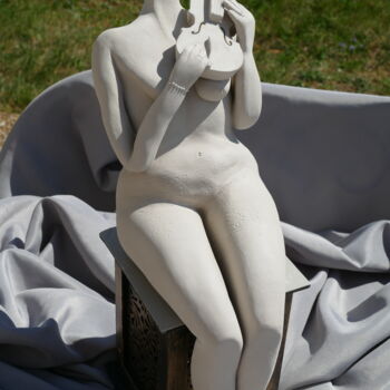 Скульптура под названием "124_HARMONY" - L'Atelier De Nanou, Подлинное произведение искусства, Терракота