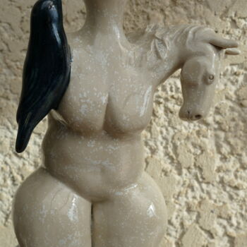 Sculpture titled "187_CONVOI de la LI…" by L'Atelier De Nanou, Original Artwork, Ceramics