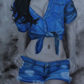 Painting titled "JEAN STORY" by L'Atelier De Nanou, Original Artwork, Oil