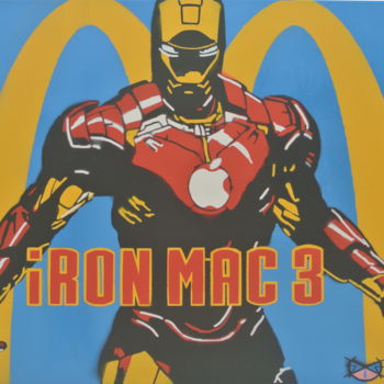 「iron-mac-3.jpg」というタイトルの絵画 D7u1c7によって, オリジナルのアートワーク, アクリル