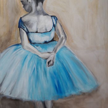 Painting titled "Ballerina" by Liesbeth Dingboom, Original Artwork, Acrylic