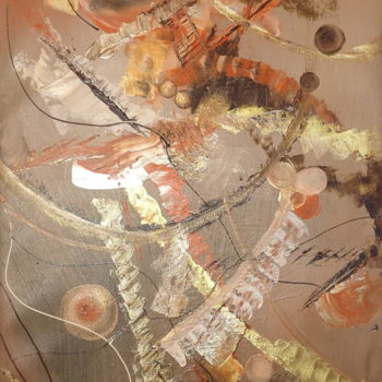 Painting titled "«Louange»" by Laetitia Meulensteen Voutat, Original Artwork, Acrylic