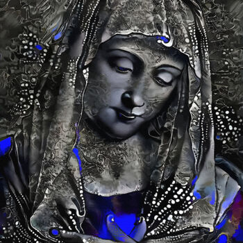 Digital Arts titled "Maria grey" by L.Roche, Original Artwork, 2D Digital Work