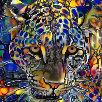 Digital Arts titled "Marmol Leopardo" by L.Roche, Original Artwork, 2D Digital Work