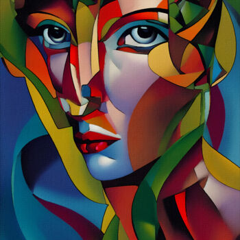 Digital Arts titled "Josefa" by L.Roche, Original Artwork, Acrylic