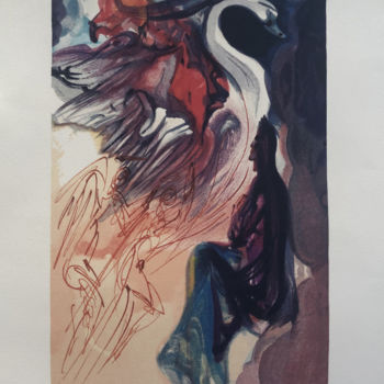 Отпечатки и Гравюры под названием "Salvador Dalì - Il…" - Lucy Sunders, Подлинное произведение искусства, Литография