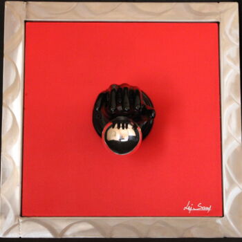 Artcraft titled "Magie rouge petit f…" by La Caverne De Sand, Original Artwork, Home Décor