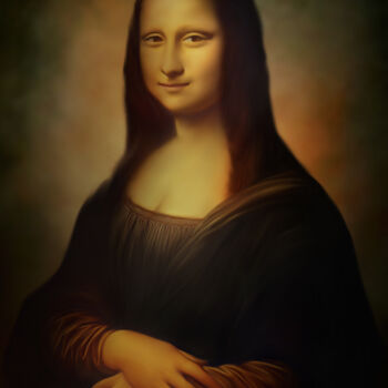 "The dark Mona Lisa" başlıklı Dijital Sanat La Galerie De L'Amour tarafından, Orijinal sanat, Dijital Resim