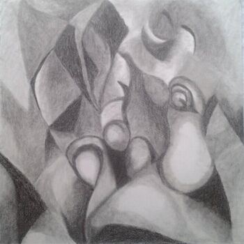 Drawing titled "sans titre" by Annig Pineau (Ginna), Original Artwork, Graphite