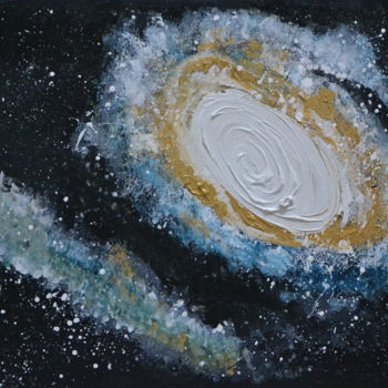 Peinture intitulée "Melting glacier" par La Simone, Œuvre d'art originale, Acrylique