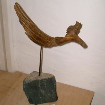 Sculpture titled "Girouette désorient…" by Kiti Bois-Verre, Original Artwork