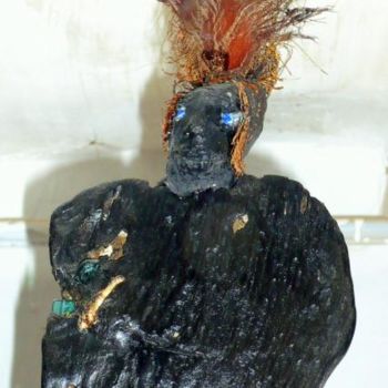 雕塑 标题为“Le guerrier ( détai…” 由Kiti Bois-Verre, 原创艺术品