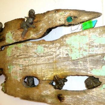 Sculpture titled "Planche de salut  (…" by Kiti Bois-Verre, Original Artwork