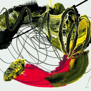 Картина под названием "untitled" - Annette Labedzki, Подлинное произведение искусства, Масло