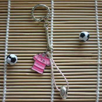 Artisanat intitulée "Porte-clés cabochon…" par Laboiteabijouxnanny, Œuvre d'art originale, Porte-clés et cordons