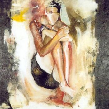 Pittura intitolato "Trittico di Gea-mis…" da Sabrina Carletti, Opera d'arte originale