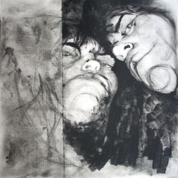 Drawing titled "Il Doppio" by Sabrina Carletti, Original Artwork
