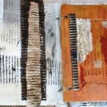Collages intitolato "part. pagine Book o…" da Sabrina Carletti, Opera d'arte originale