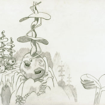 Zeichnungen mit dem Titel "Glacktians Never Wi…" von Lacey Stinson, Original-Kunstwerk, Bleistift