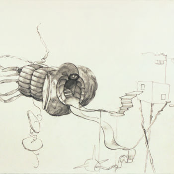 Drawing titled "Marigolds Live Fore…" by Lacey Stinson, Original Artwork, Pencil