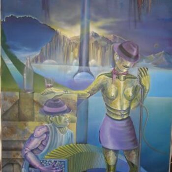 Painting titled "Malena" by Carlos Vico Lacosta, Original Artwork