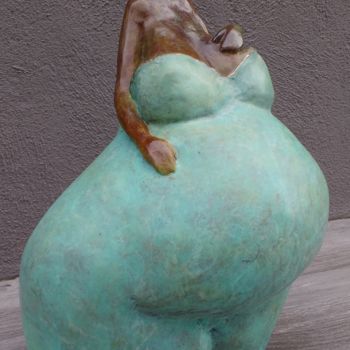 Скульптура под названием "Mère Eternelle Lago…" - Frédérique Lacroix Damas, Подлинное произведение искусства, Металлы