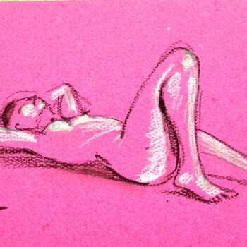 Study nude studio woman sketch #2
