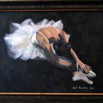 Pintura titulada "La danseuse" por Nicole Brouillard, Obra de arte original, Oleo