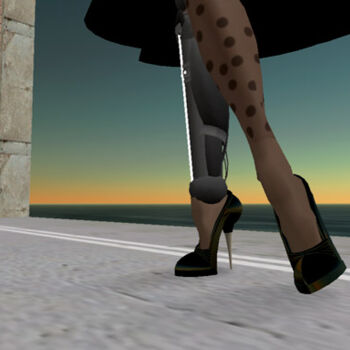 「Les divines shoes」というタイトルのデジタルアーツ Lady Caviarによって, オリジナルのアートワーク