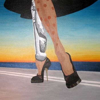 Artes digitais intitulada "jambes_de_fer.jpg" por Lady Caviar, Obras de arte originais