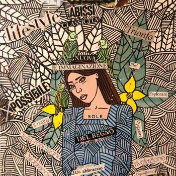 Painting titled "everything passes" by Lady Kla, Original Artwork, Marker