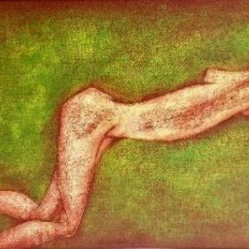 Картина под названием "Lilith" - Laetitia Piazzoli, Подлинное произведение искусства, Акрил Установлен на Деревянная рама дл…