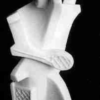 Sculptuur getiteld "O tenista" door Laerpe Motta, Origineel Kunstwerk