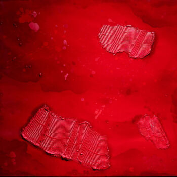 Peinture intitulée "Harmonies rouges" par Laetitia Lesaffre, Œuvre d'art originale, Autre