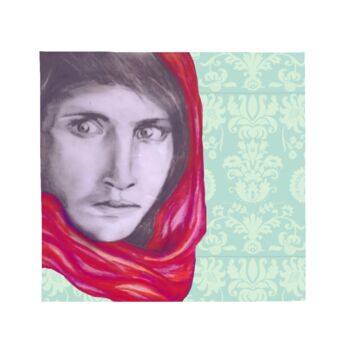 Arts numériques intitulée "La femme afghane (r…" par Laetitia Tillet, Œuvre d'art originale, Photo montage