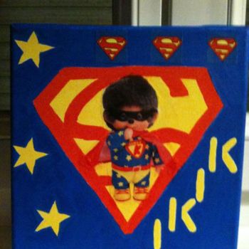 Painting titled "super kiki" by Laety, Original Artwork