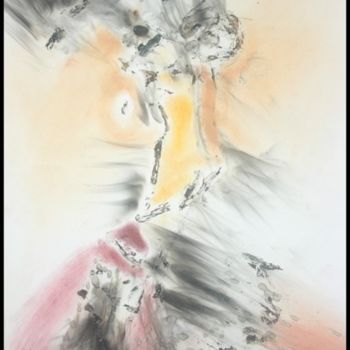 Pittura intitolato "fusion21" da Lagell, Opera d'arte originale, Olio