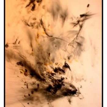 Картина под названием "explosion en vol" - Lagell, Подлинное произведение искусства