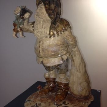 Skulptur mit dem Titel "Ogre" von Agnès Roy-Bich, Original-Kunstwerk, Keramik