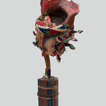 Sculpture intitulée ""Sapucay"" par Lagloria, Œuvre d'art originale, Techniques mixtes