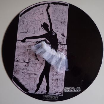 Incisioni, stampe intitolato "Danseuse" da Didier Lagrange, Opera d'arte originale, Incisioni su linoleum