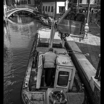 Fotografie mit dem Titel "Venise 10" von Robin Pierrestiger, Original-Kunstwerk, Digitale Fotografie Auf Aluminium montiert