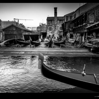 Photographie intitulée "Venise 12" par Robin Pierrestiger, Œuvre d'art originale, Photographie numérique Monté sur Aluminium