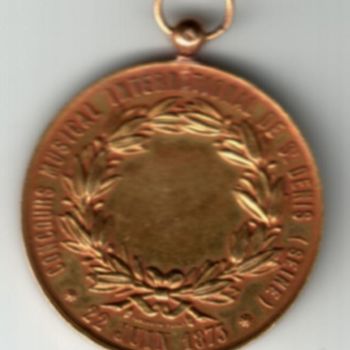Fotografia zatytułowany „medaille 1873 ( fac…” autorstwa Lahcen Arkha, Oryginalna praca