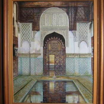 Peinture intitulée "BARAKAT MOHAMMED" par Hassan Lakhdar, Œuvre d'art originale, Huile