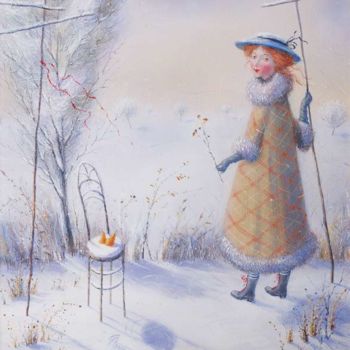 「Winter」というタイトルの絵画 Lakshyaによって, オリジナルのアートワーク