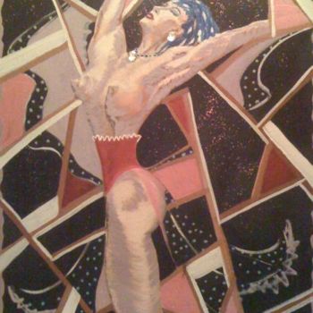 Painting titled "balerina" by Livia Krasting, Original Artwork