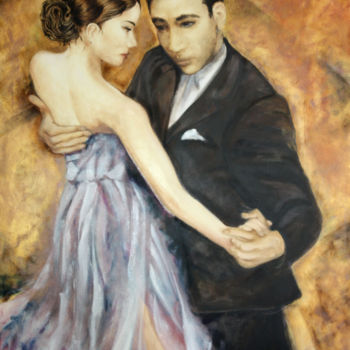 Painting titled "La danse" by Natalia Laletina, Original Artwork, Oil