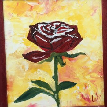 Pittura intitolato "Rose" da Lali, Opera d'arte originale